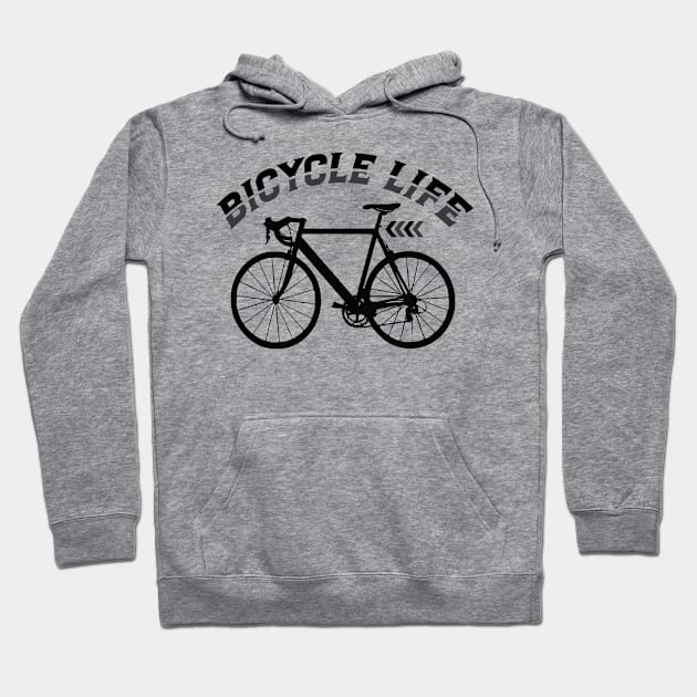 Bicycle Life Hoodie by Nataliatcha23